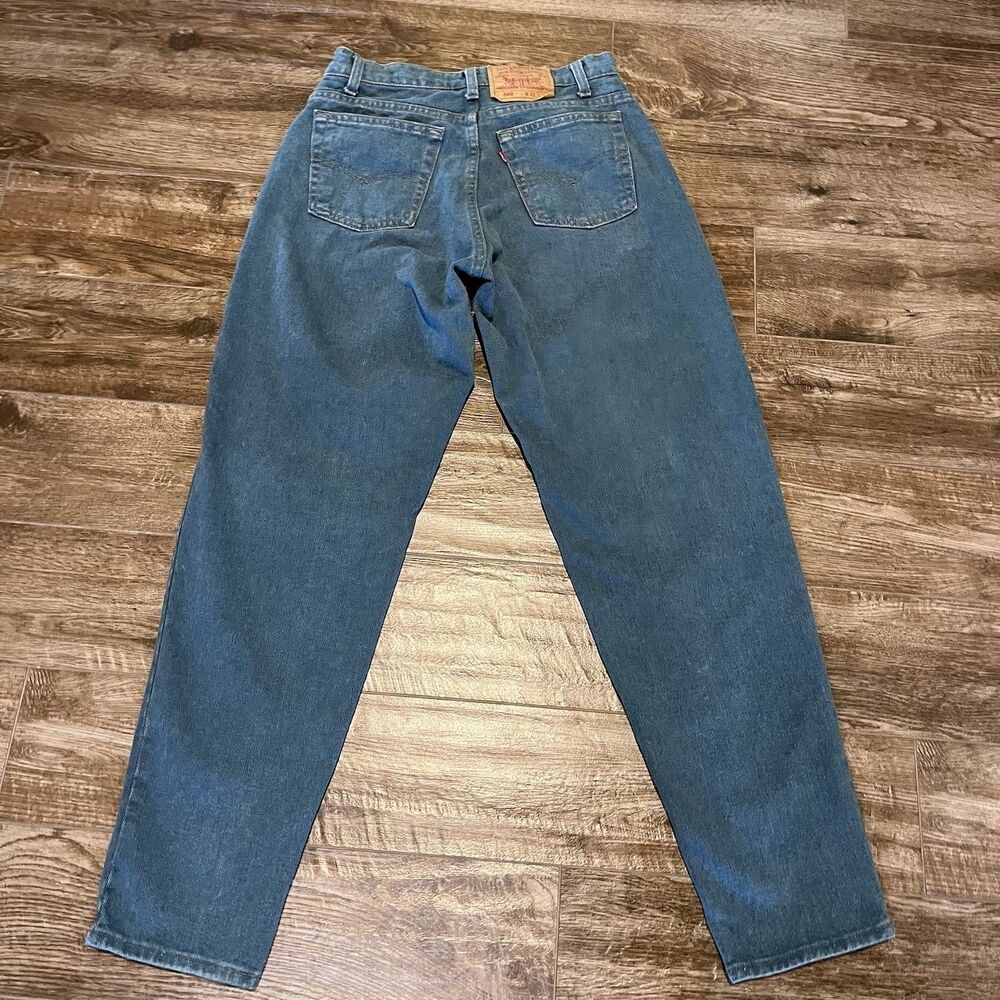 Vintage Men’s Levi’s 560 Jeans 30x31.5 Green Tapered USA Made 80s Baggy Cotton